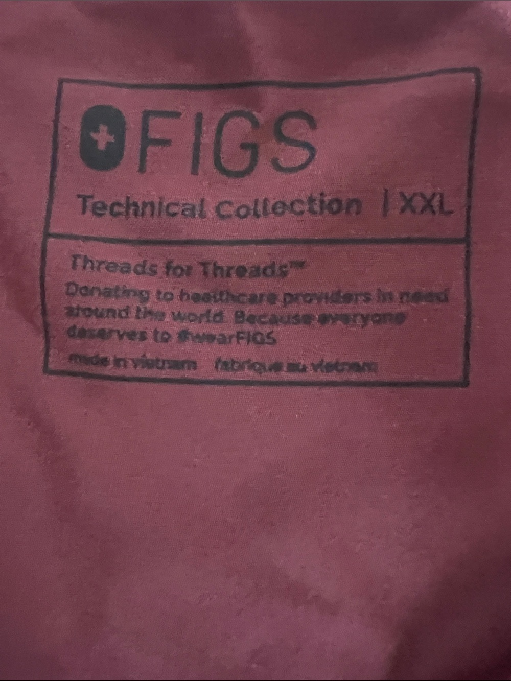 Figs Rose Sleeveless V-Neck Tank Top - Picture 2 of 8